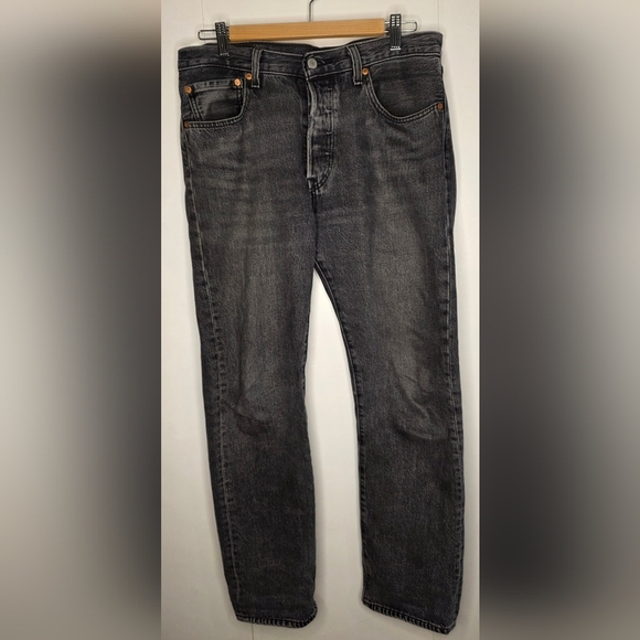 501 JEANS BLACK 32 × 32 - Picture 1 of 8